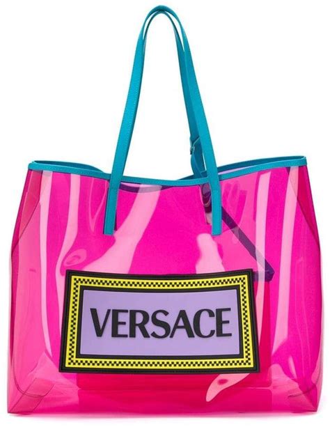 versace pvc pouch|authentic versace purses.